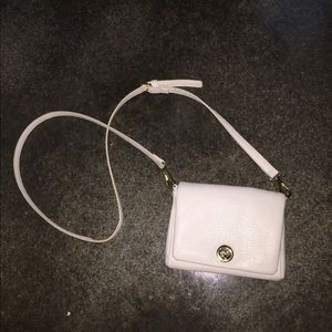 small white purse